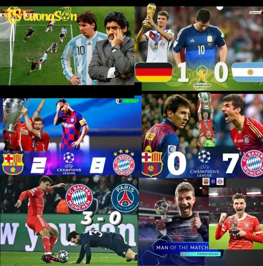 Thomas Muller từng là nỗi ám ảnh đeo bám Messi từ cấp độ CLB đến ĐTQG