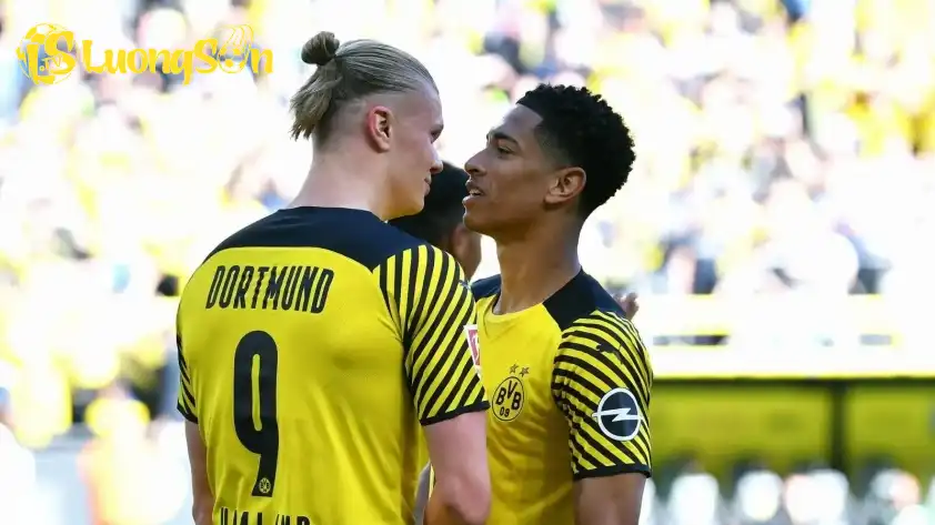 Bellingham và Haaland có mối quan hệ thân thiết khi cả hai từng là đồng đội tại Dortmund (Ảnh: Bundesliga).