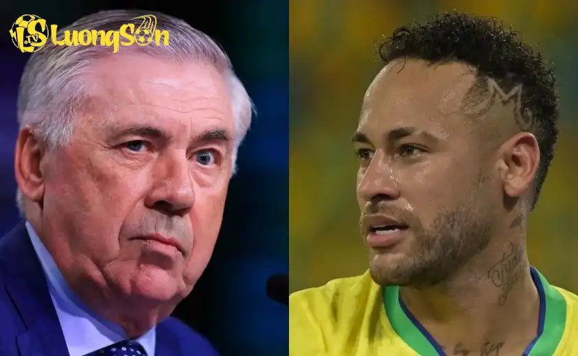 HLV Ancelotti đã nói thẳng lý do loại Neymar khỏi ĐT Brazil (Ảnh: GOAL).