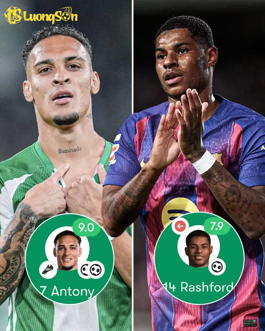 Antony và Rashford đã có một ngày Chủ Nhật vui vẻ