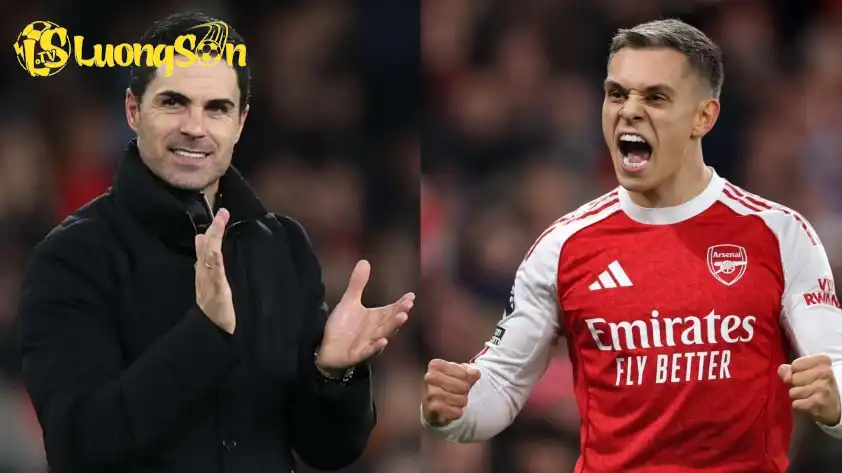 Arteta cấm việc Leandro Trossard ra đi (Ảnh: GOAL)