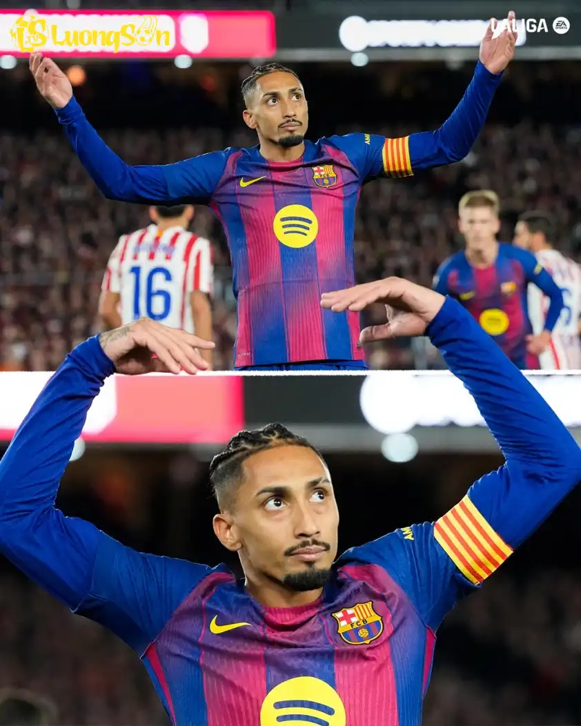 Hansi Flick phấn khích với màn trở lại ấn tượng của Raphinha